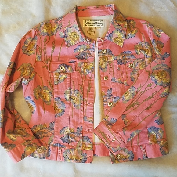 Live a Little Jackets & Blazers - Live a Little pink floral jacket